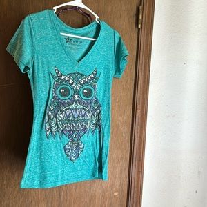 Hybrid Apparel Shirt with Owl